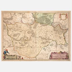 Johann W. Blaeu, Karte Mark Brandenburg