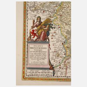 Nicolaes Visscher, Karte Herzogtum Braunschweig