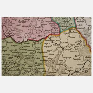 Johann B. Homann, Karte Gebiet um Bremen