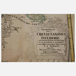 Homanns Erben, Karte Norddeutschland