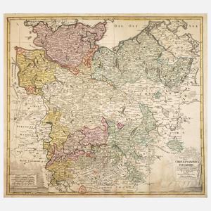 Homanns Erben, Karte Norddeutschland