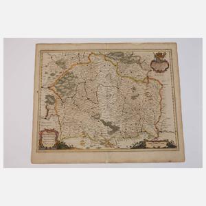 Johannes Janssonius, Karte Franken