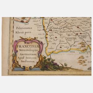 Johannes Janssonius, Karte Franken