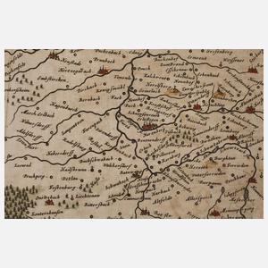 Johannes Janssonius, Karte Franken