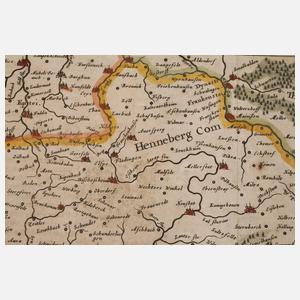 Johannes Janssonius, Karte Franken