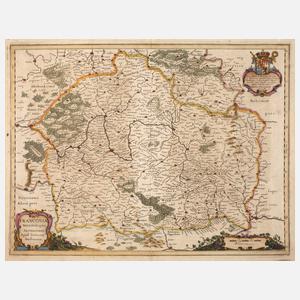 Johannes Janssonius, Karte Franken