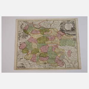 Johann B. Homann, Karte Lüneburg