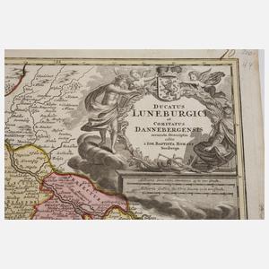 Johann B. Homann, Karte Lüneburg