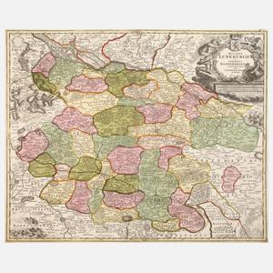 Johann B. Homann, Karte Lüneburg