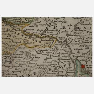 Johann Homann, Karte Mittel- und Norddeutschland