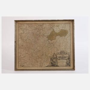 Johann Baptist Homann, Karte Mitteldeutschland