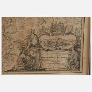 Johann Baptist Homann, Karte Mitteldeutschland