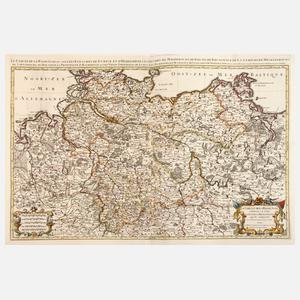 Hubert Jaillot, Große Karte Norddeutschland