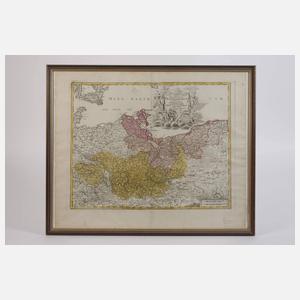 Johann B. Homann, Karte Brandenburg-Hinterpommern