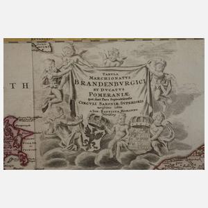 Johann B. Homann, Karte Brandenburg-Hinterpommern