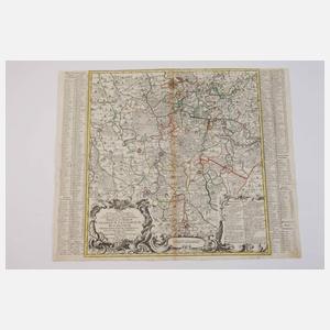 Matthäus Seutter, Karte Mittelsachsen