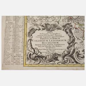 Matthäus Seutter, Karte Mittelsachsen