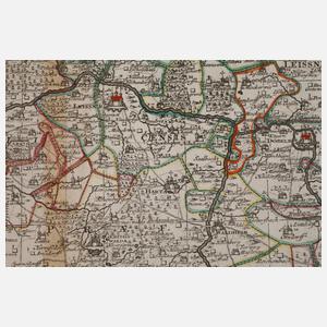 Matthäus Seutter, Karte Mittelsachsen