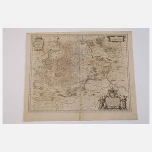 Johannes Janssonius, Karte Sachsen