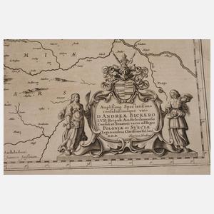 Johannes Janssonius, Karte Sachsen