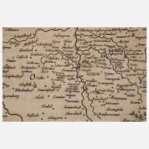 Johannes Janssonius, Karte Sachsen