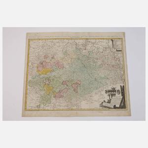 Homanns Erben, Karte Mitteldeutschland