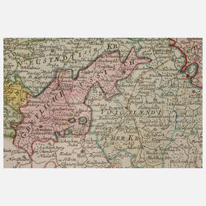 Homanns Erben, Karte Mitteldeutschland