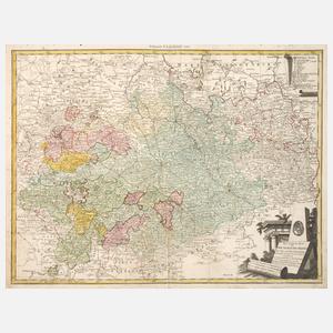 Homanns Erben, Karte Mitteldeutschland