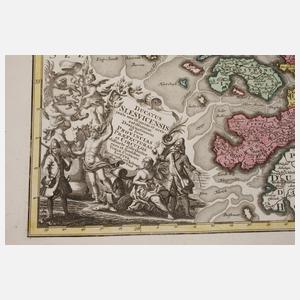 Tobias Lotter, Kupferstichkarte Schleswig