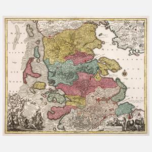 Tobias Lotter, Kupferstichkarte Schleswig