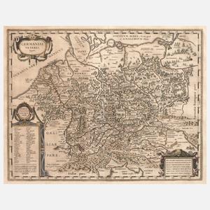 Johannes Janssonius, Karte Mitteleuropa