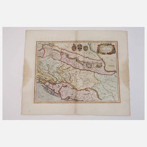 Johannes Janssonius, Karte Kroatien