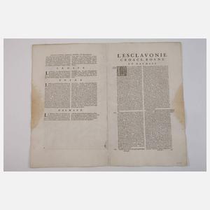 Johannes Janssonius, Karte Kroatien