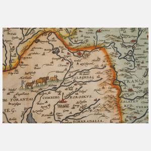 Abraham Ortelius, Karte Ungarn