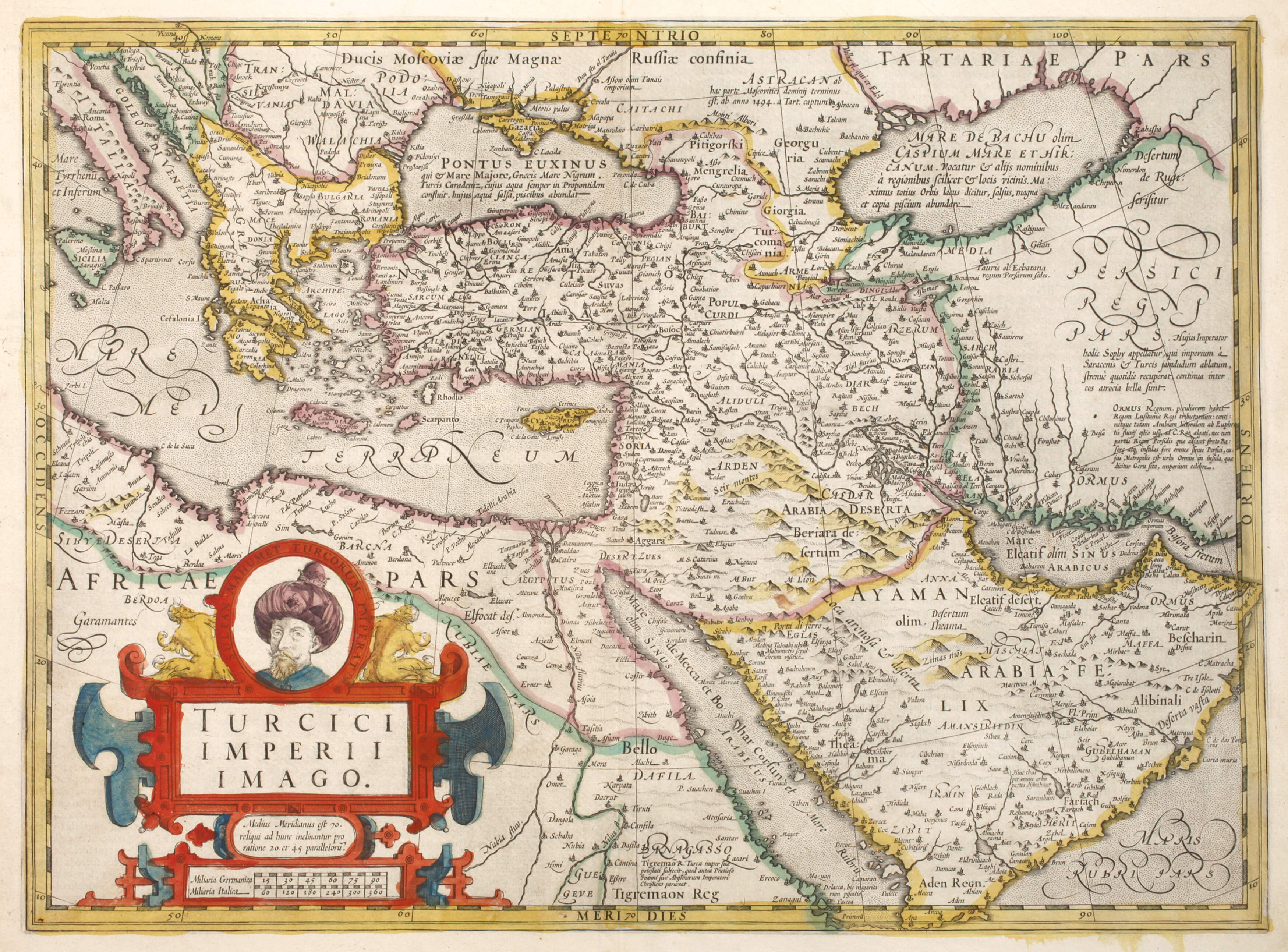 Henricus Hondius, Karte Osmanisches Reich