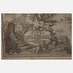 Johann Christoph Homann, Karte Asien