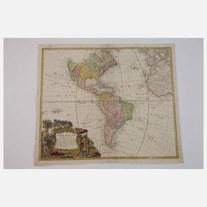 Homanns Erben, Amerikakarte