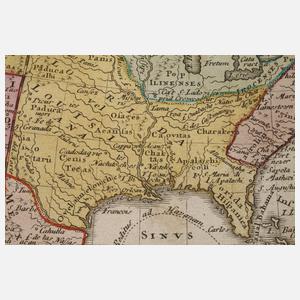 Homanns Erben, Amerikakarte