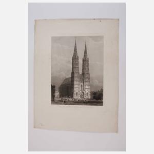 F. M. Kolb, Entwurf zur Frauenkirche in München