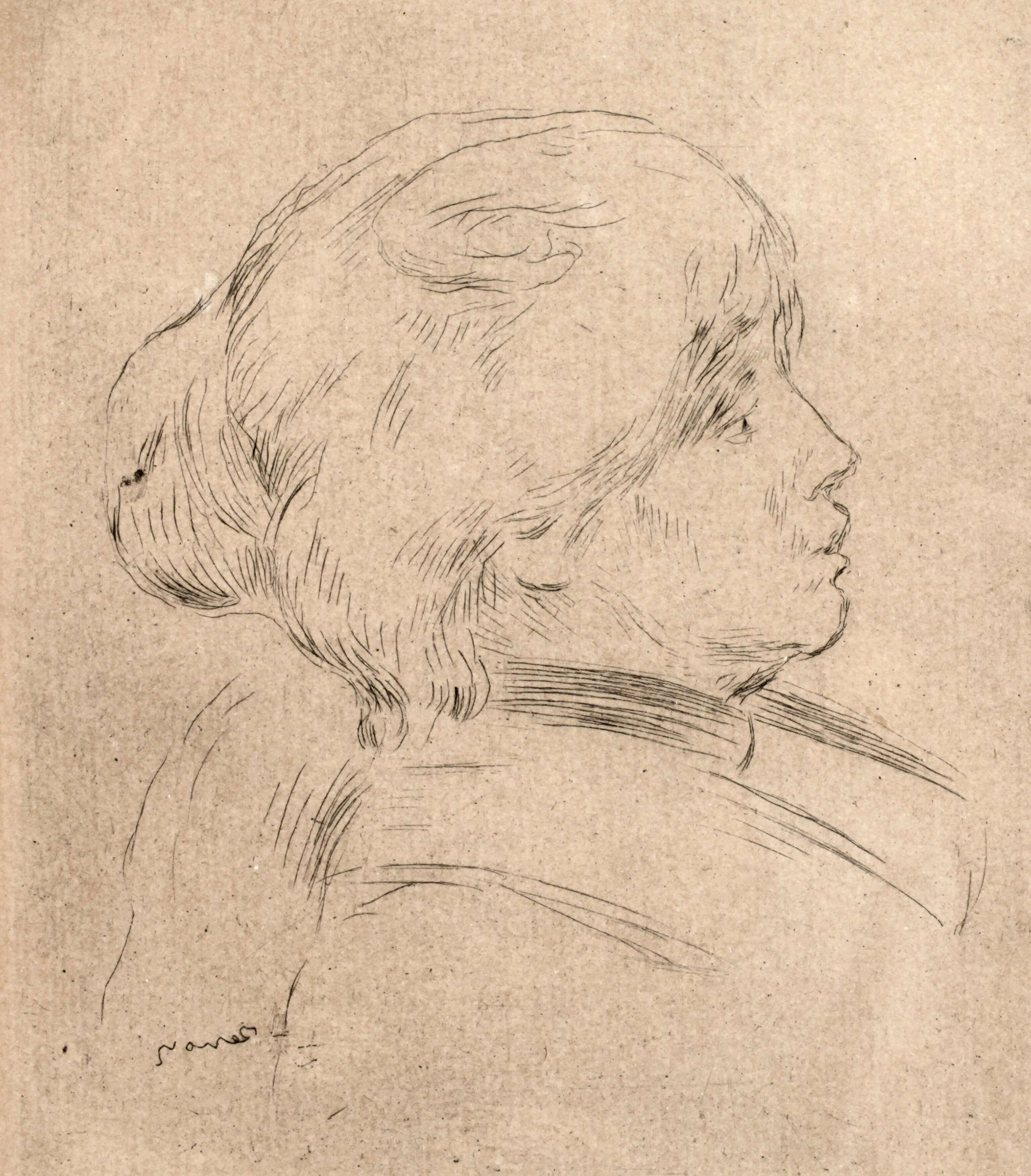 Pierre Auguste Renoir, "Portrait Berthe Morisot"