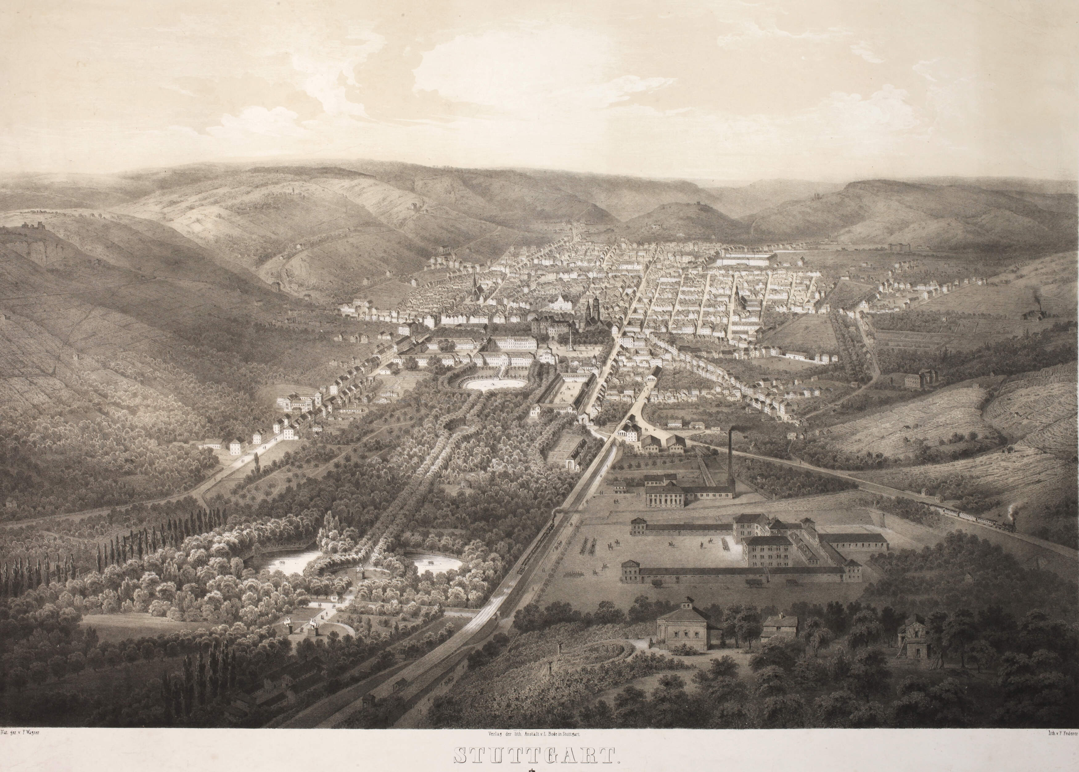 Blick auf Stuttgart