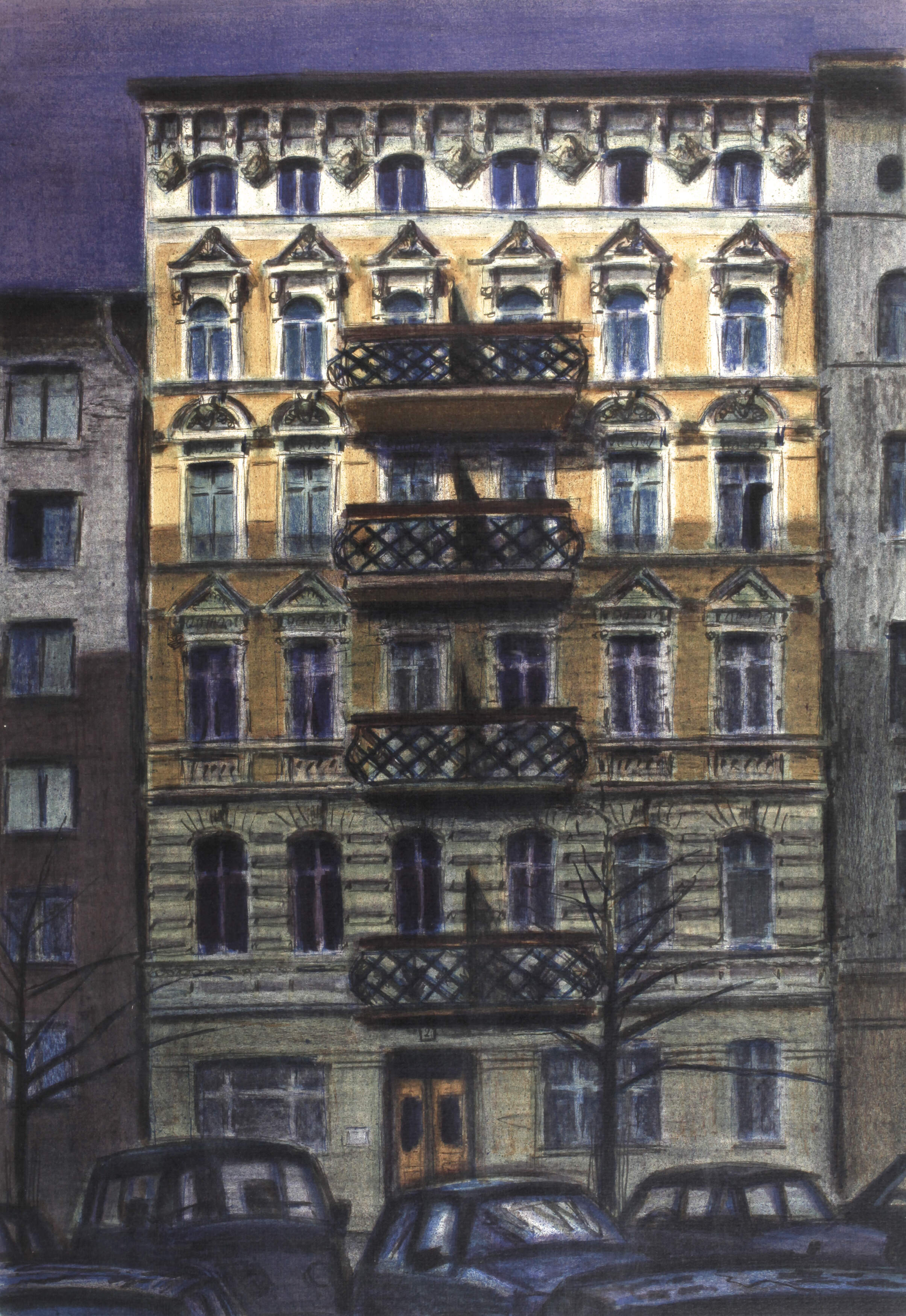 Manfred Butzmann, "Berliner Mietshaus, Calrin 2"