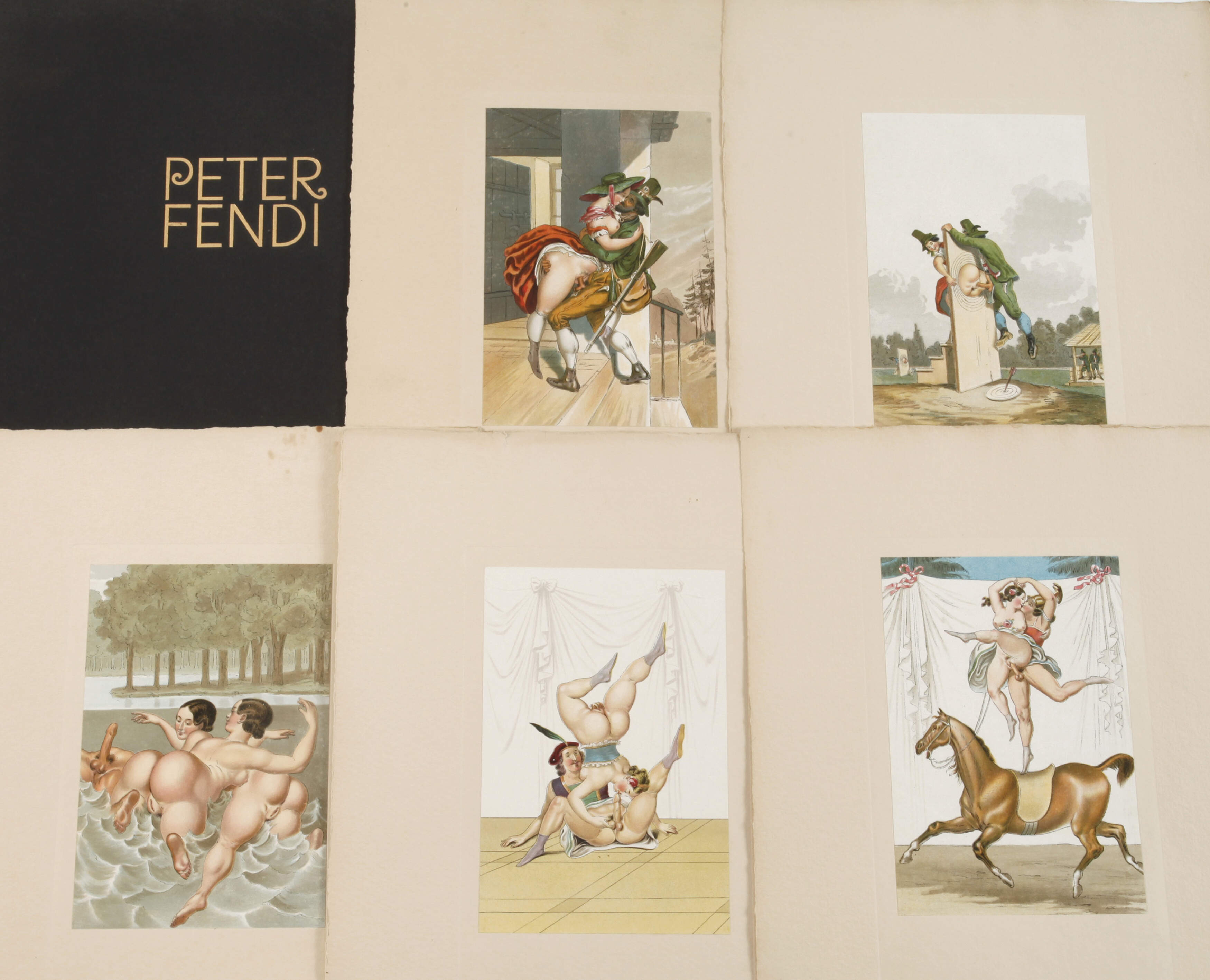 "Peter Fendi", Konvolut erotische Arbeiten