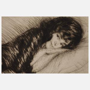 Otto Goetze, Liegende Dame