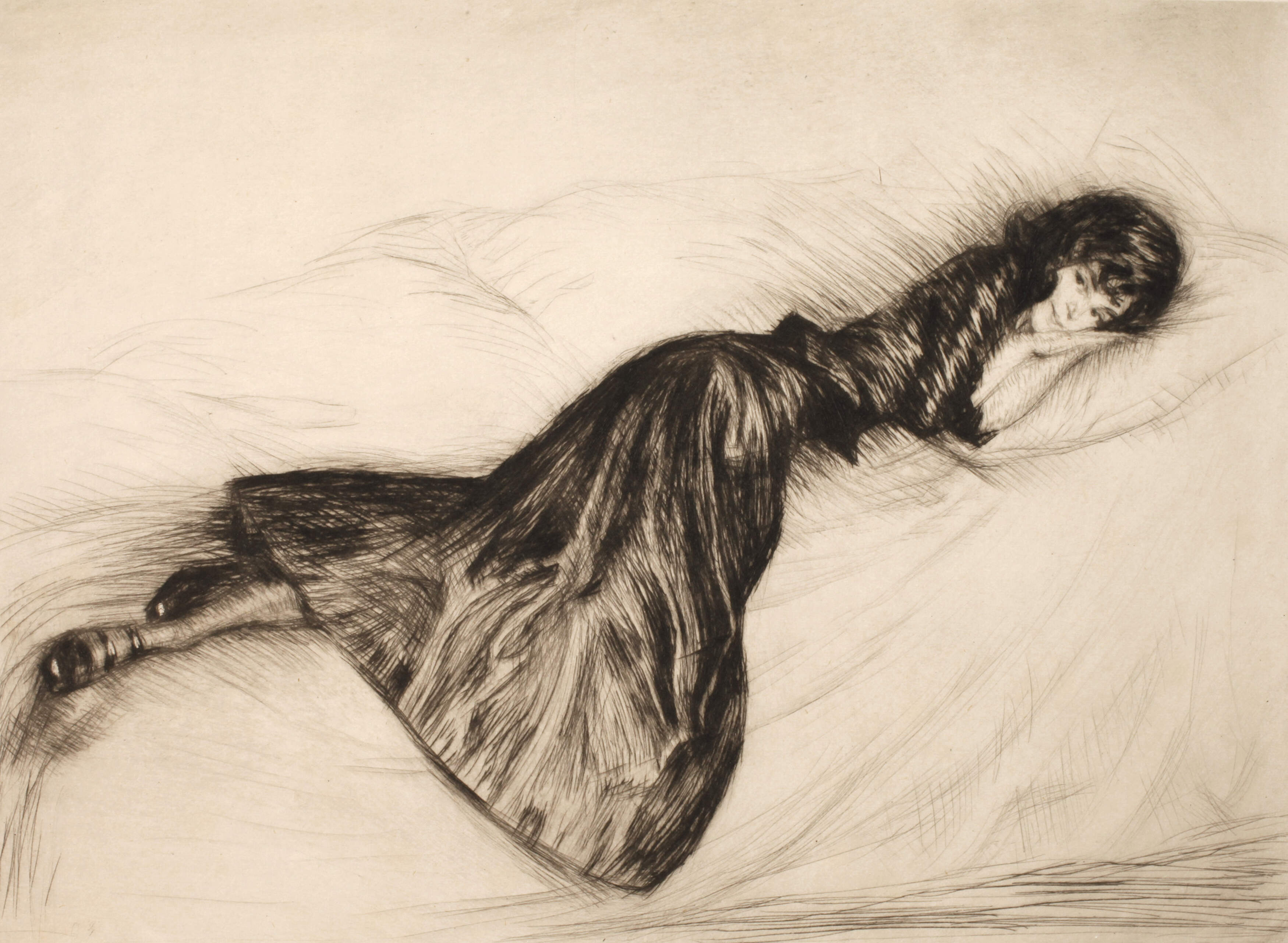 Otto Goetze, Liegende Dame