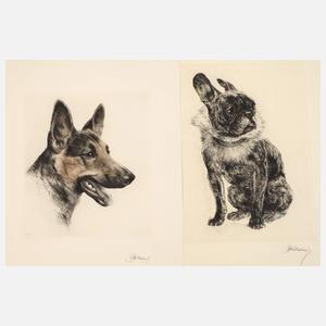 Kurt Meyer-Eberhardt, Paar Hundedarstellungen