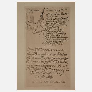 Gregor Rabinovitch, Ehrengabe der Stadt Zürich