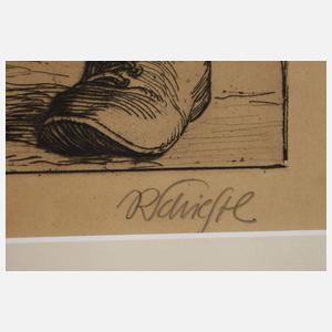 Rudolf Schiestl, "Auf der Landstraße"