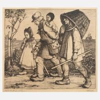 Rudolf Schiestl, "Auf der Landstraße"111