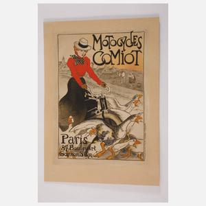 Theophile Steinlen, Plakat "Motocycles Comiot"